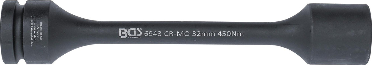 Riboto sukimo ilgituvas su galvute | smūginis | 25 mm (1") | 32 mm | 450 Nm (6943)