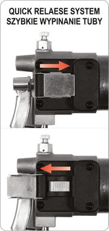 Rankinis tepimo pistoletas | sustiprinta konstrukcija | kasetės | 400 cm³ (YT-07046)