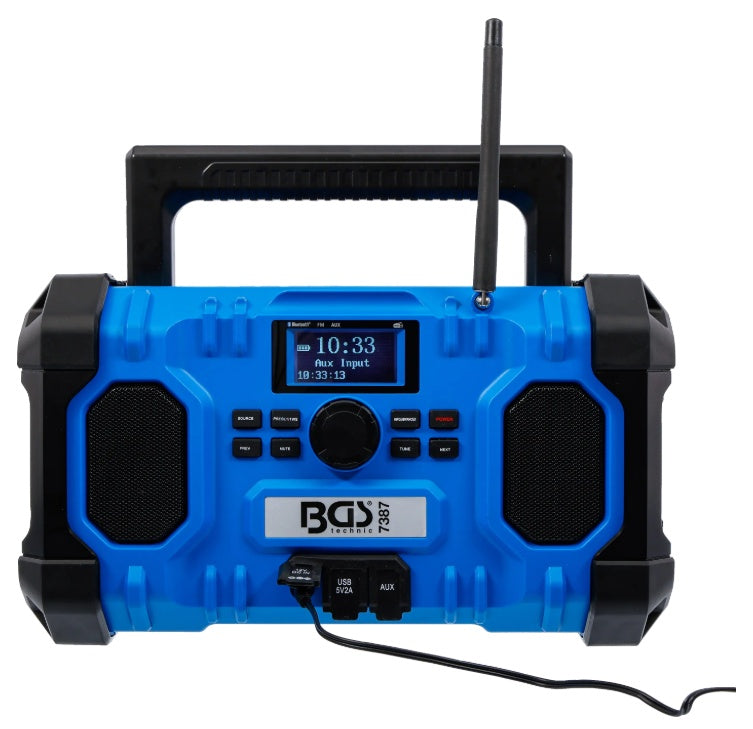 Belaidis DAB radijas | Hibridinis | 18 V ir 230 V | be įkraunamos baterijos (7387)