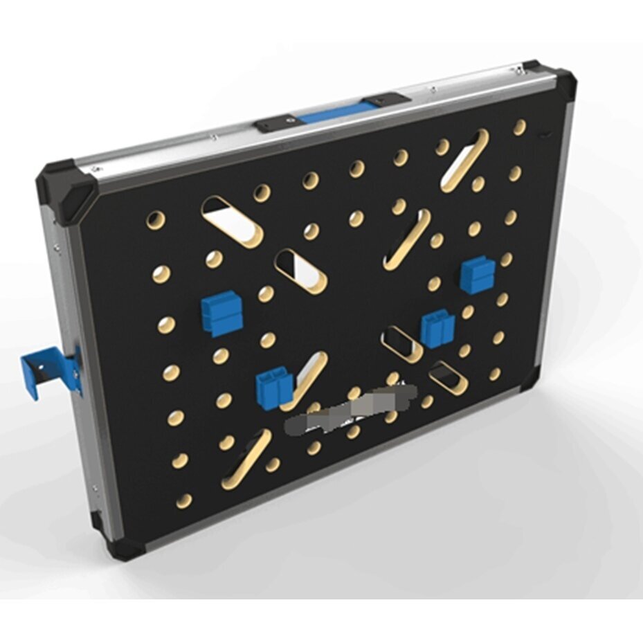 Nešiojamas darbo stalas su dėžutėmis, jungtimis ir F tipo spaustuvais (WB33C)