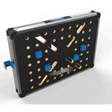 Nešiojamas darbo stalas su dėžutėmis, jungtimis ir F tipo spaustuvais (WB33C)