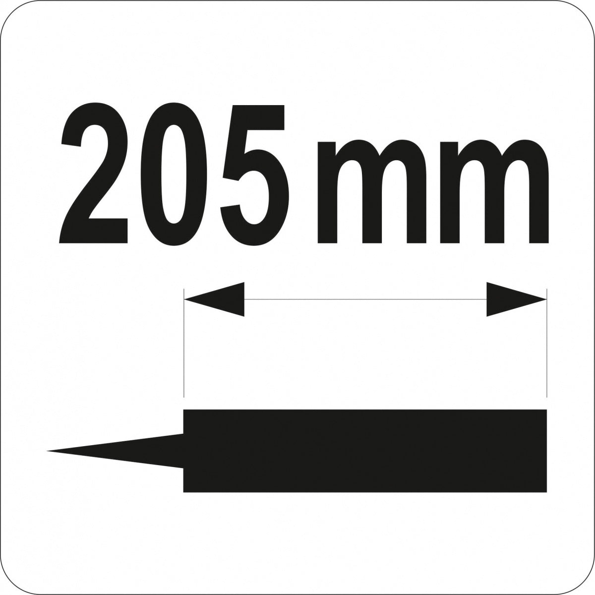 Pistoletas hermetikui | dviguboms kasetėms | 205 mm (YT-67573)