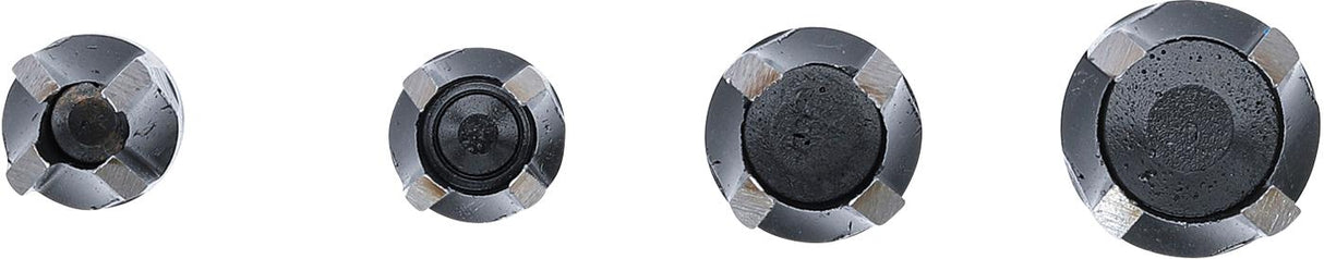 Frezų / kamštinių grąžtų rinkinys medžiui | 6 - 8 - 10 - 13 mm | 4 vnt. (6838)