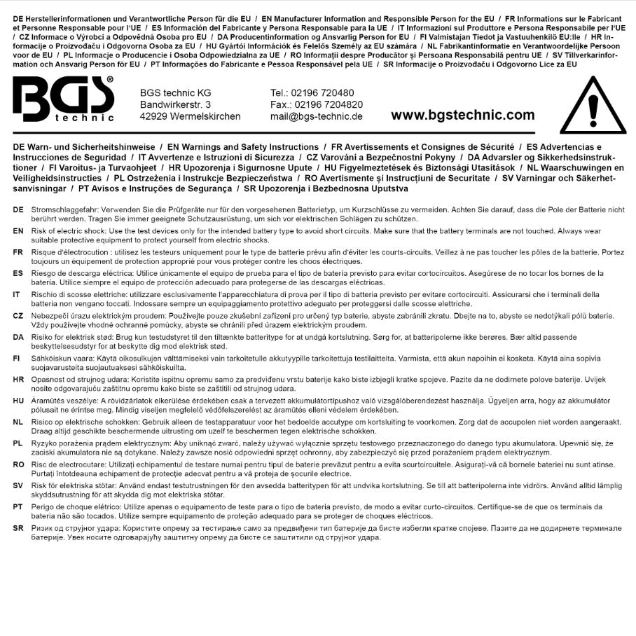 Skaitmeninis akumuliatoriaus testeris (63502)