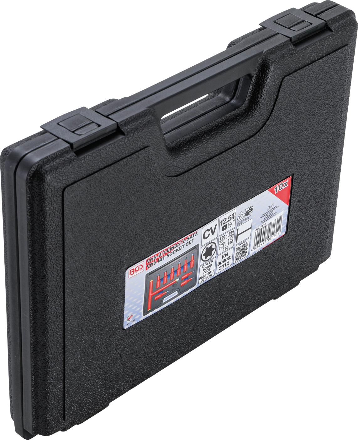 Antgalių rinkinys VDE | 12,5 mm (1/2") | T-Star (Torx ) T20 - T55 | 10 vnt. (7131)