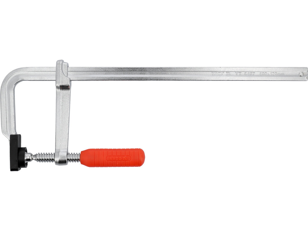 Spaustuvai F-tipo | kaltinis plienas | 400x120 mm (YT-6407)