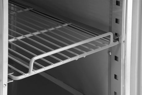 Pramoninis šaldytuvas nerūdijančio plieno | 1200L | 400W | 2 durys | 1340*810*2010 (YG-05220)