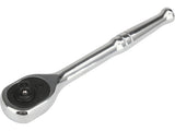 Terkšlė galvutėms chromuota | 1/4" | 150 mm | 90 dantukų (YT-07220)