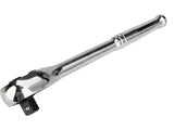 Terkšlė galvutėms chromuota | 1/2" | 250 mm | 90 dantukų (YT-07222)