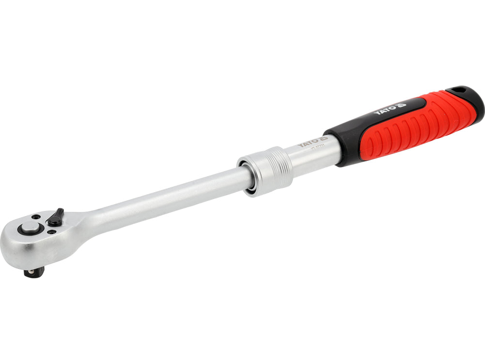 Terkšlė galvutėms teleskopinė | 9.5 mm (3/8") | 230 - 330 mm (YT-07231)