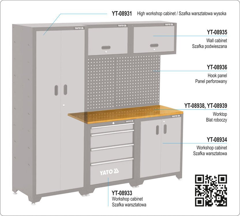 Baldų komplektas YATO MINI (YTMINI)
