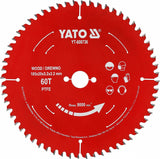 TCT pjovimo diskas medienai | 185 mm | 60 dantukų | 20 mm | su PTFE danga (YT-608736)