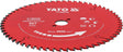 TCT pjovimo diskas aliuminiui ir spalvotiesiems metalams | 185 mm | 60 dantukų | 20 mm (YT-608754)