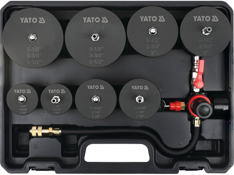 Turbokompresoriaus sistemos sandarumo tikrinimo rinkinys | 35–90 mm | 9 dalių (YT-72962)