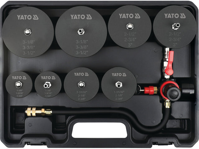 Turbokompresoriaus sistemos sandarumo tikrinimo rinkinys | 35–90 mm | 9 dalių (YT-72962)