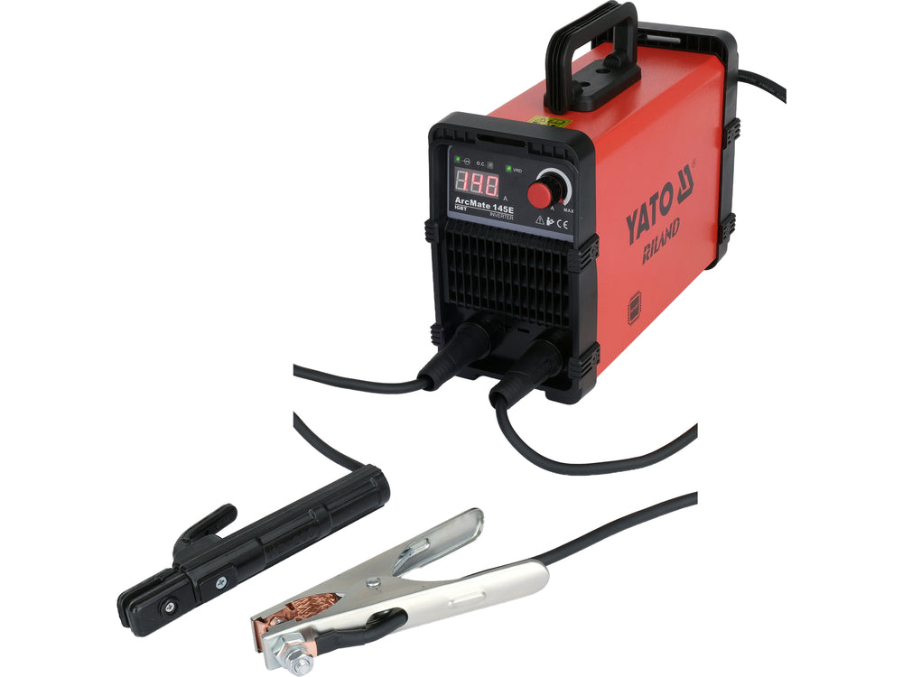 ArcMate 145E inverterinis MMA suvirinimo aparatas su RICHIP mikroprocesoriumi | 140 A (YT-81381)