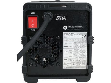 MagMate 135E inverterinis MIG-FLUX / MMA / TIG Lift suvirinimo aparatas su RICHIP mikroprocesoriumi | 125 A (YT-81400)