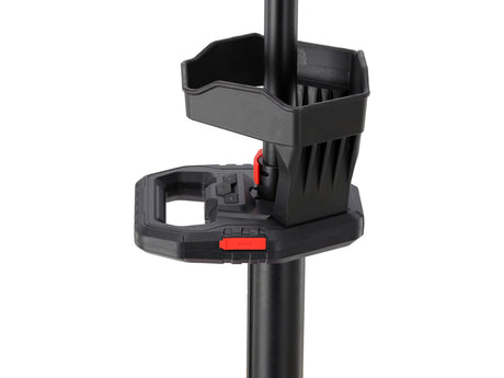 Hibridinis LED prožektorius su teleskopiniu stovu | 18 V / 230 V | 100 W | 10 000 lm (YT-818394)