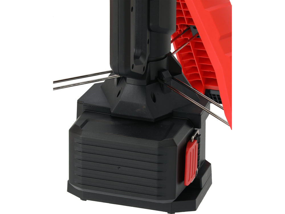 Hibridinis LED prožektorius su teleskopiniu stovu | 18 V / 230 V | 100 W | 10 000 lm (YT-818394)