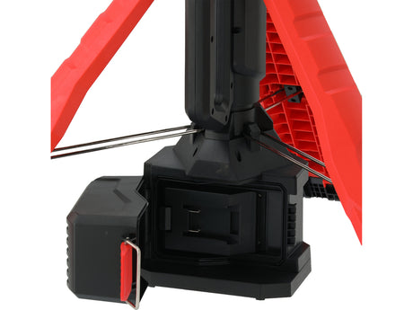 Hibridinis LED prožektorius su teleskopiniu stovu | 18 V / 230 V | 100 W | 10 000 lm (YT-818394)