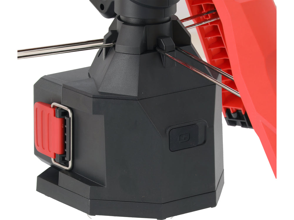 Hibridinis LED prožektorius su teleskopiniu stovu | 18 V / 230 V | 100 W | 10 000 lm (YT-818394)