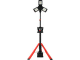 Hibridinis LED prožektorius su teleskopiniu stovu | 18 V / 230 V | 100 W | 10 000 lm (YT-818394)