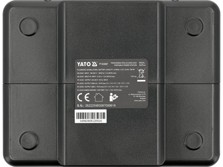 Nešiojama elektros energijos stotelė / LiFePO4 baterija | 256 Wh | 600 W | EPS (YT-83087)