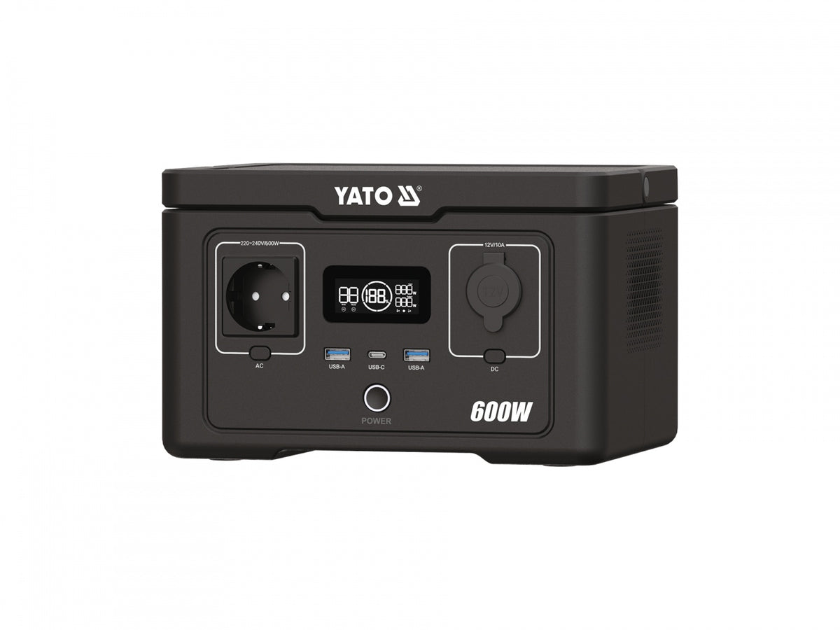 Nešiojama elektros energijos stotelė / LiFePO4 baterija | 256 Wh | 600 W | EPS (YT-83087)