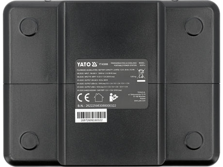 Nešiojama elektros energijos stotelė / LiFePO4 baterija | 512 Wh | 600 W | EPS (YT-83088)