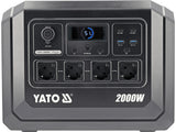 Nešiojama elektros energijos stotelė / LiFePO4 baterija | 1024 Wh | 2000 W | EPS (YT-83089)