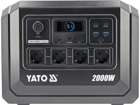 Nešiojama elektros energijos stotelė / LiFePO4 baterija | 1024 Wh | 2000 W | EPS (YT-83089)