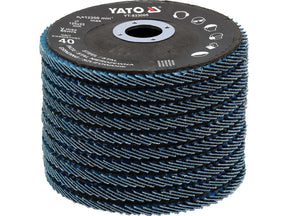 Šlifavimo diskas lapelinis | ZIRCONIUM | P40 | 125X22mm | 10 vnt (YT-833000)
