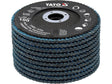 Šlifavimo diskas lapelinis | ZIRCONIUM | P100 | 125X22mm | 10 vnt (YT-833003)