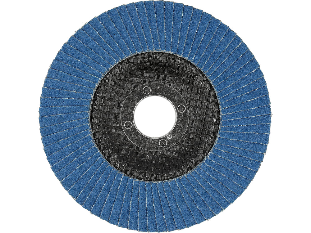 Šlifavimo diskas lapelinis | ZIRCONIUM | P100 | 125X22mm | 10 vnt (YT-833003)