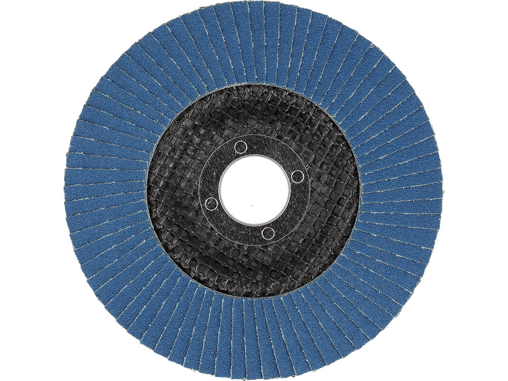 Šlifavimo diskas lapelinis | ZIRCONIUM | P120 | 125X22mm | 10 vnt (YT-833004)