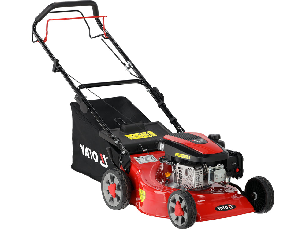 Savaeigė benzininė vejapjovė su 60 l krepšiu | 2,4 kW | 46 cm (YT-85502)