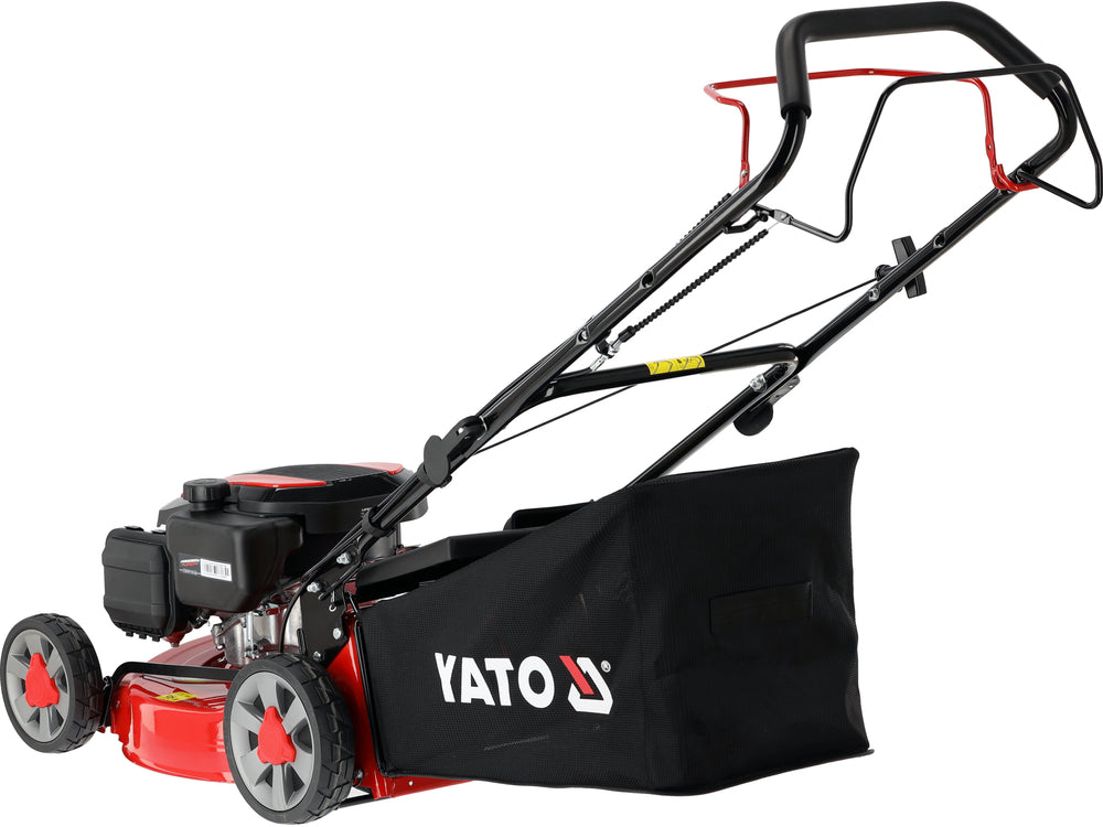 Savaeigė benzininė vejapjovė su 60 l krepšiu | 2,4 kW | 46 cm (YT-85502)