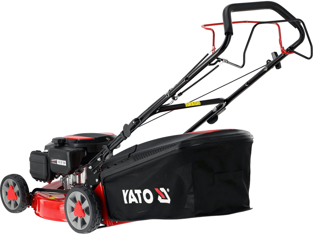Savaeigė benzininė vejapjovė su 60 l krepšiu | 2,4 kW | 46 cm (YT-85503)
