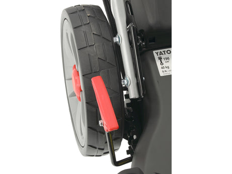 Benzininė savaeigė vejapjovė su ratų pavara | 56 cm | 3,5 kW 196 cm³ Loncin variklis | 4-in-1 (YT-85506)
