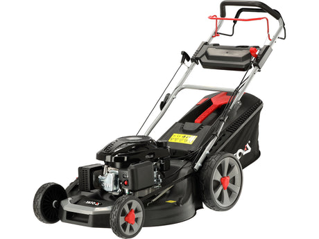 Benzininė savaeigė vejapjovė su ratų pavara | 56 cm | 3,5 kW 196 cm³ Loncin variklis | 4-in-1 (YT-85506)
