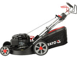 Benzininė savaeigė vejapjovė su ratų pavara | 56 cm | 3,5 kW 196 cm³ Loncin variklis | 4-in-1 (YT-85506)