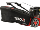 Benzininė savaeigė vejapjovė su ratų pavara | 48 cm | 3,5 kW 196 cm³ Loncin variklis | 3-in-1 (YT-85507)