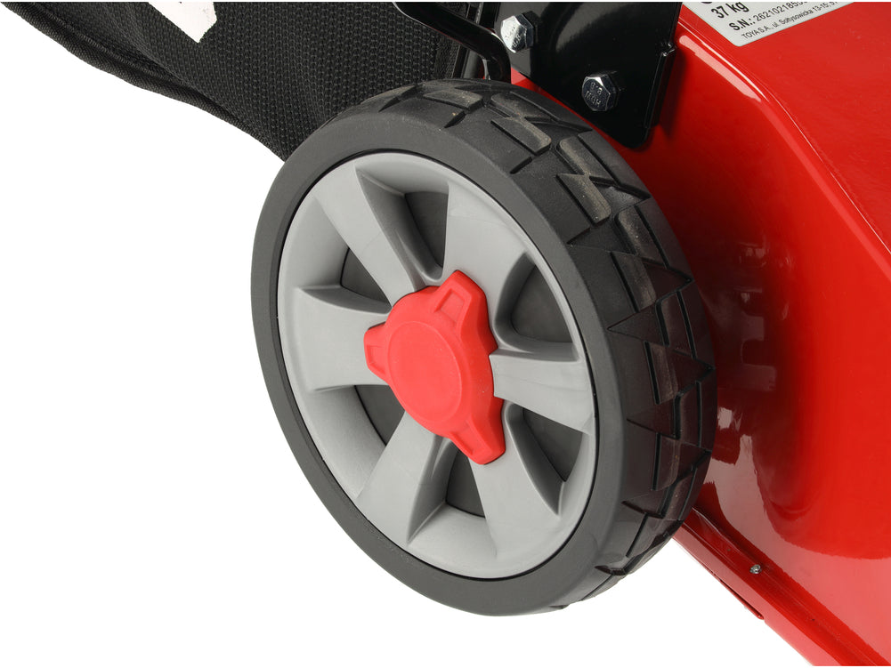 Benzininė savaeigė vejapjovė su ratų pavara | 48 cm | 3,5 kW 196 cm³ Loncin variklis | 3-in-1 (YT-85507)