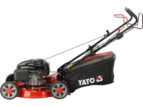 Benzininė savaeigė vejapjovė su ratų pavara | 48 cm | 3,5 kW 196 cm³ Loncin variklis | 3-in-1 (YT-85507)
