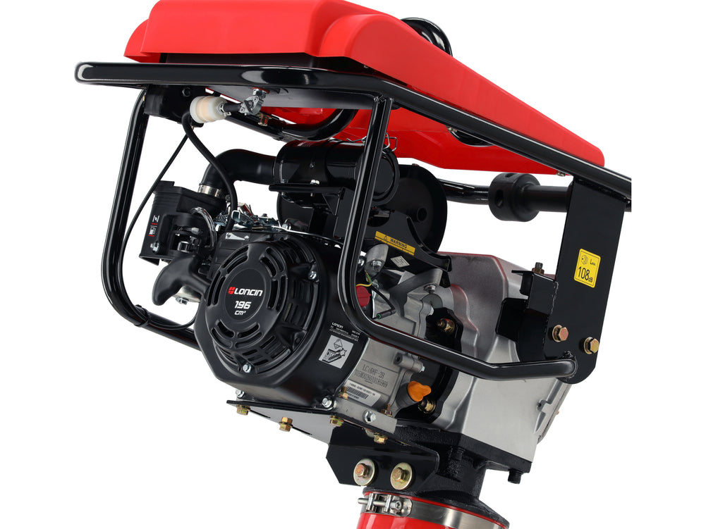 Benzininis grunto tankintuvas (vibroplūktuvas) 4,1 kW | Loncin LC168F-2H | 10 kN (YT-90337)