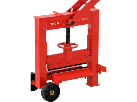 Rankinis trinkelių ir bortelių skaldiklis 320 mm su svirtiniu mechanizmu | 34 kg | pjovimo aukštis 140 mm (YT-90500)