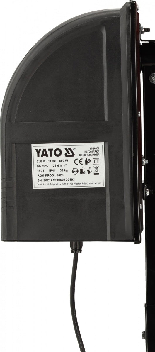 Betono maišyklė | 650W | 140L (YT-90601)