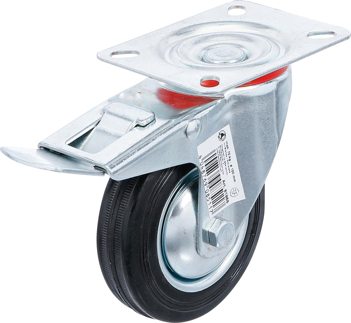 Ratukas su stabdžiu | su baze | Ø 100 mm (81966)