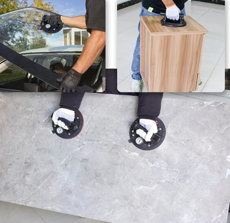 Prisisiurbiantis kėliklis | ypač stiprus | su manometru | 8“ | Ø 200 mm (VSC8G)