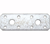 Стальная пластина с отверстиями 100 x 35 x 2.5 mm